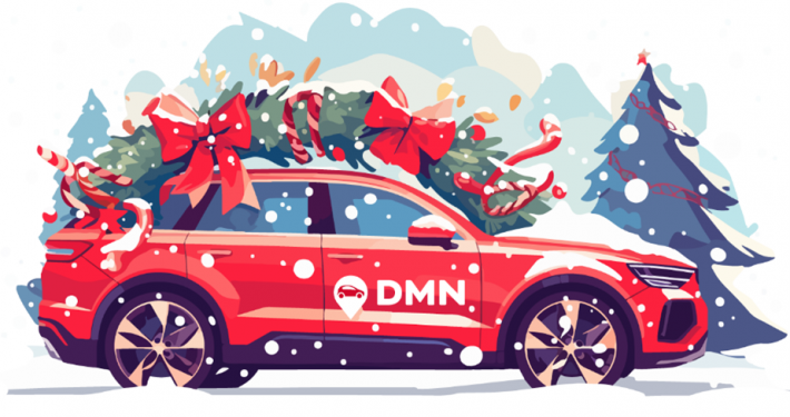 DMN Christmas car 2024 DMN car Christmas 2024